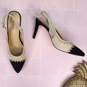 Van Eli Cap Toe Slingbacks